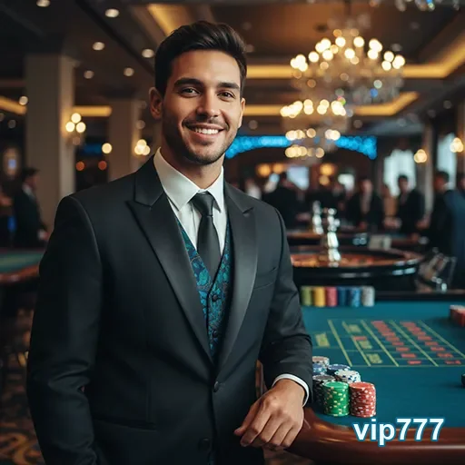 Ilustração de Experimente a Diversão de Jogos ao Vivo no vip777